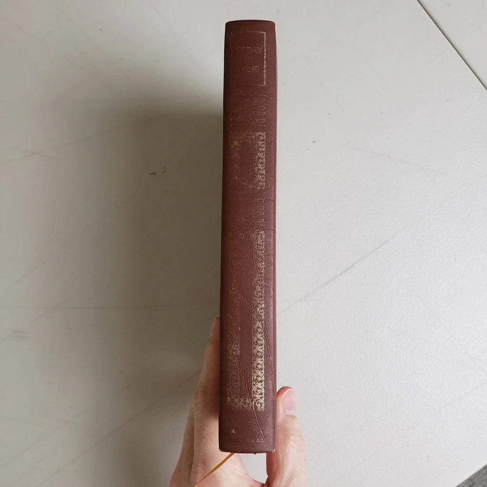 Today Is Mine Leroy Brownlow Burgundy Bonded Leather Daily Devotional 1972 ISBN